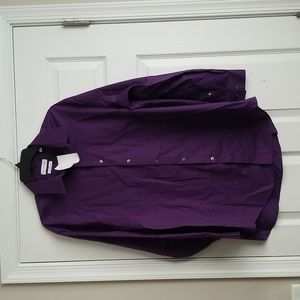 NWOT Calvin Klein Men's Slim Fit Button Down Long Sleeve Shirt